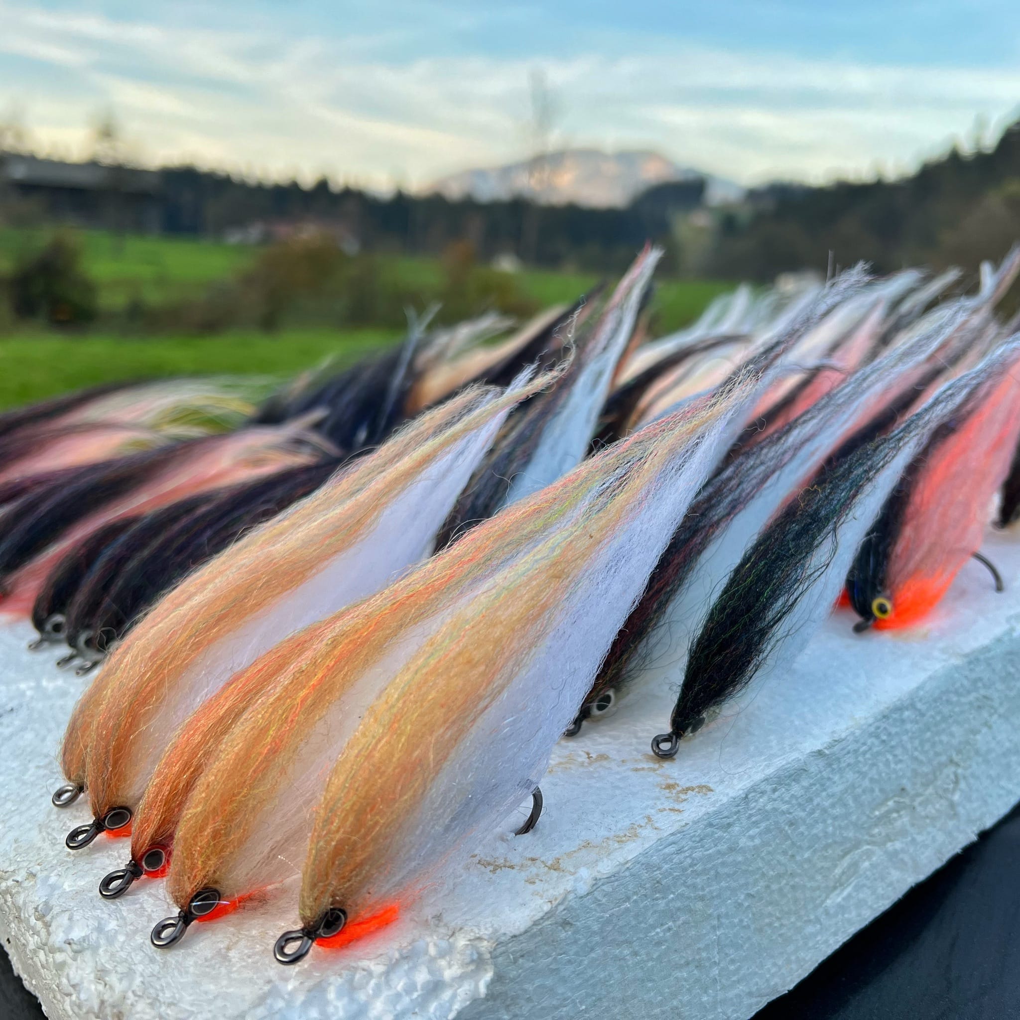 Large selection of streamers tied by Adem Potokovic, using Tommi Fly materials and Partridge of Redditch Predator hooks.