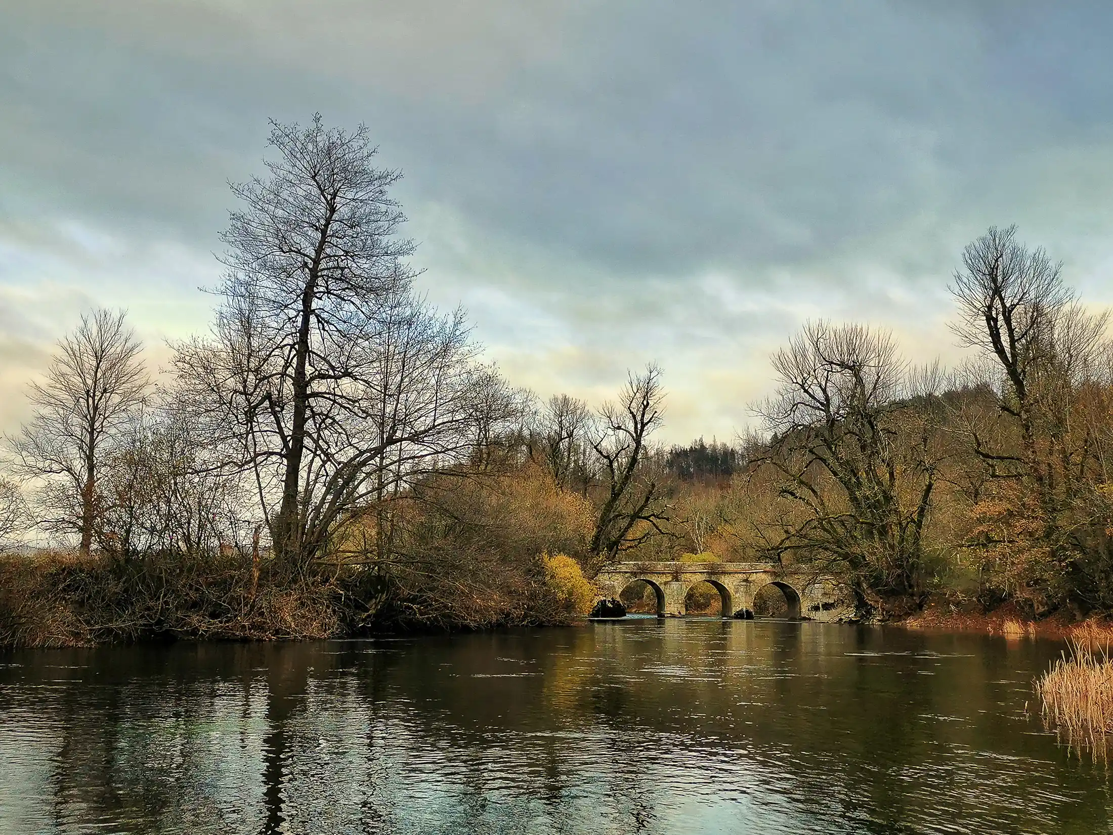 Unica river Slovenia, dry fly fishing for grayling during fall season. Book now you guide!