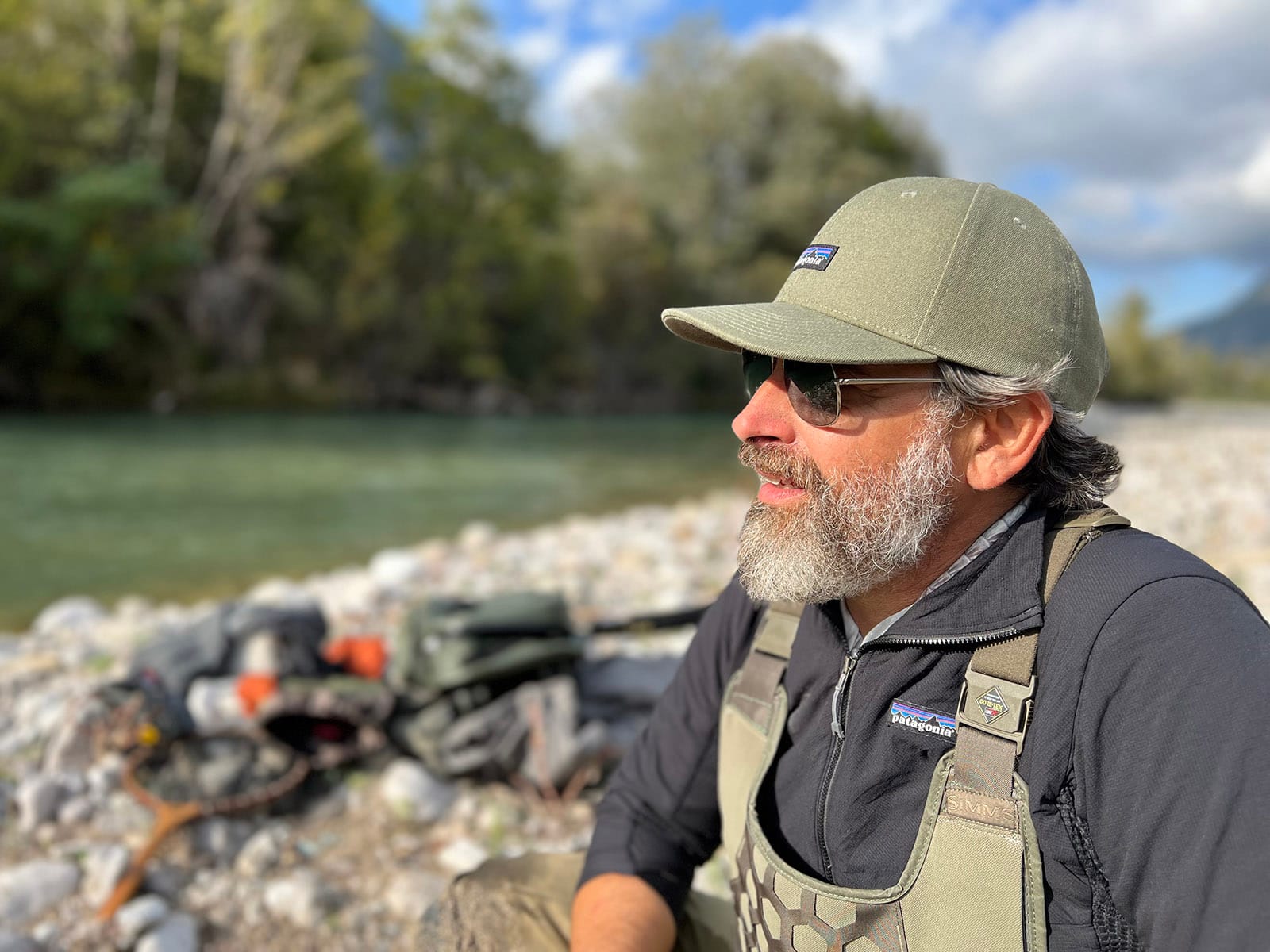 Stefano D'Aluisi professional fly fishing and tenkara guide, Dolomites and Slovenia.
